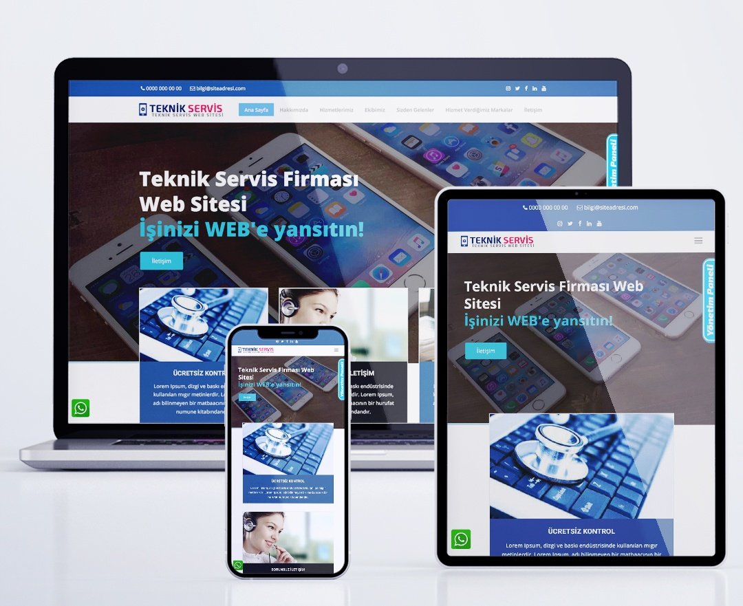İzSoft - Teknik Servis Firması Web Sitesi - Firma Web Sitesi 093